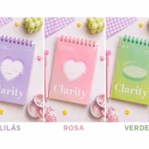 Mini Caderneta Espiral – Estilo Pastel Clarity